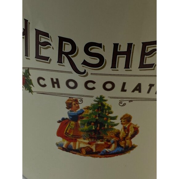 Hersheys Chocolate Christmasoversized  Mug With Vintage Holiday Scene - Picture 8 of 11
